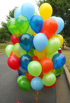 100 adet uan balon rengarenk helyum gazl  balon