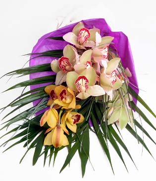  Bilkent Ankara iek cicekciler , cicek siparisi  1 adet dal orkide buket halinde sunulmakta