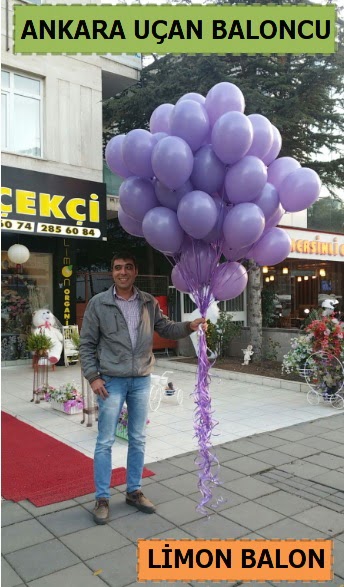 Ankara 50 adet istenilen renkte uan balon  Bilkent Ankara iek gnder ucuz iek gnder 